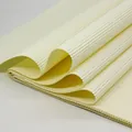 Cream accordion pleat fabric for DIY flower wrapping and wedding decoration - Corrugated Paper / Off White