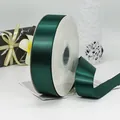 Nastro di raso in poliestere verde scuro da 4cm per confezioni regalo e torte - Verde Scuro