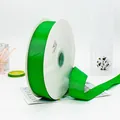 Rolle aus 4cm smaragdgrünem Ripsband für Blumenverpackung und Bastelarbeiten - Grün
