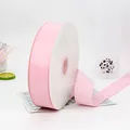 Rosa Ripsband Rolle mit Rippenstruktur für Geschenkverpackungen und Bastelarbeiten - Rosa