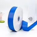 Hochwertiges 4cm Ripsband in Königsblau für Geschenkverpackungen und Bastelarbeiten - Saphirblau