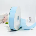 Hellblaues Ripsband Rolle mit hoher Dichte für Geschenkverpackungen und DIY - Himmelblau