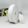 4cm weißes Ripsband Rolle für Geschenkverpackungen und Blumendekorationen Handwerk - Altweiß