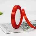 Rolle rotes Polyester-Satinband für festliche Hochzeits-Geschenkverpackungen - In Rolle / Rot