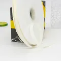 Rouleau de ruban gros-grain blanc crème 10mm pour emballage cadeau de luxe - Beige