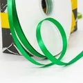 Glanzend groen polyester satijnen lint op rol voor geschenkverpakking en DIY-werk - Standaard Lange Spoel / Groen