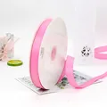 Pink 20mm grosgrain ribbon roll, 100 yards of 100% polyester for gift wrapping - 2cm Wide 91m Long / Hot Pink