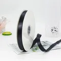 1.5cm high-density black satin ribbon roll for gift wrapping and floral bouquets - 1.5cm x 91m / Navy Blue