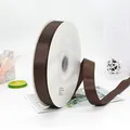 Kaffeebraunes Ripsband hoher Dichte für Geschenk- und Blumenverpackungen - 2.5cm / Kaffeebraun