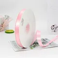 Pink 16mm single face satin ribbon 100 yards roll for flower and gift box wrapping - 1.5cm x 91m / Pink