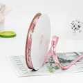 Nastro di raso rosa con stampa Just for you per confezioni regalo eleganti - Stampa Just For You / Rosa Con Lettere Caffè
