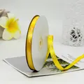 Nastro di raso giallo brillante con stampa Just for you per confezioni regalo floreali - Stampa Just For You / Giallo Oro