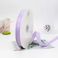 Roll of lavender grosgrain ribbon for gift packaging and DIY crafts 2cm width - 2cm Wide 91m Long / Light Purple