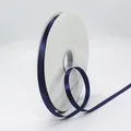 10mm donkerblauw satijnen lint op een witte spoel voor geschenkverpakking en bloemen - Standaard Lange Spoel / Marineblauw