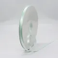 Rol mintgroen 1cm satijn polyester lint voor geschenkdozen en taartverpakkingen - Standaard Lange Spoel / Jadegroen