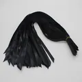 Rubans de satin noir en paquets avec extrémités en biais pour emballages cadeaux DIY - Style Satin / Noir