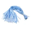 Light blue polyester satin ribbon roll for gift packaging and DIY crafts projects - Satin Style / Light Blue