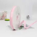Pink grosgrain ribbon roll 1.5cm wide for gift wrapping and floral packaging - Pink