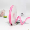 Rotolo di nastro grosgrain rosa vibrante con trama a coste per scatole regalo e fai da te - Fucsia