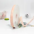 Nastro grosgrain arancione chiaro da 6mm con trama a coste per confezioni - Rosa Carne