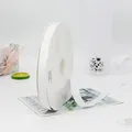Nastro grosgrain bianco da 3/8 di pollice 100 iarde per confezioni regalo e fiori - Bianco Candeggiato