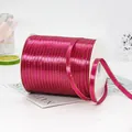 Deep rose red satin ribbon with gold edges on white roll for gift wrapping - Gold Edge Rose Red