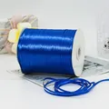 Koningsblauw satijnen lint met gouden rand voor luxe cadeauverpakkingen en DIY-projecten - 3 Mm Koningsblauw Lint Van 800 M