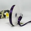 Deep purple 2cm double-sided polyester satin ribbon roll for gift wrapping and DIY crafts - 2cm Double-sided 285# Purple