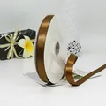 2cm brown double-sided polyester satin ribbon roll for gift wrapping and DIY crafts - 2cm Double-sided 846# Khaki