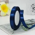 Κορδέλα σατέν Navy Blue 1,2 cm για συσκευασία δώρων και διακόσμηση γάμου - Σε Ρολό / Σκούρο μπλε