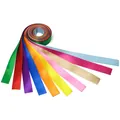 Rainbow satin ribbons in ten colors for DIY crafts and early education dancing props - Standard Spec / Rainbow