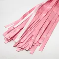 Pink metallic foil fringe curtain decoration for parties and festive backdrops - Adhesive Type / Pink