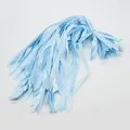 Light blue satin ribbons bundle with glossy finish for gift packaging and DIY crafts - Satin Style / Light Blue