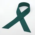 Forest green grosgrain ribbon with ribbed texture for gift wrapping and DIY crafts - Ribbed Style / Dark Green