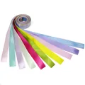 Rainbow satin ribbons set in pastel macaron colors for DIY dancing props and crafts - Standard Spec / Macaron Color