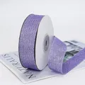 Sparkling purple glitter ribbon spool for gift wrapping and DIY Christmas decoration - Light Purple