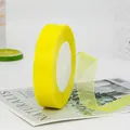 Rotolo di nastro in organza giallo brillante semitrasparente per regali e decorazioni - giallo limone