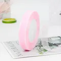 Pink translucent chiffon ribbon roll for gift wrapping and hair braiding 1.5cm - Light Pink