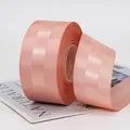 Nastro grosgrain rosa arancio con trama a coste per confezioni regalo e artigianato fai da te - Rosa