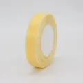 Rotolo di nastro di organza giallo crema 2 cm per confezioni regalo e fai da te trasparente - Oro chiaro