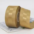 Rotolo di nastro grosgrain oro champagne da 4cm con trama a coste per pacchi regalo - Oro champagne