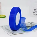 Rotolo di nastro in organza blu reale per confezioni regalo e fai da te - Blu zaffiro
