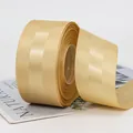 Nastro in gros-grain satinato champagne per confezioni regalo e decorazioni fai da te - Oro di Lusso