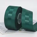 Nastro in gros-grain verde bosco da 4cm con finitura lucida per regali di lusso - Verde Scuro