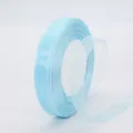 Light blue 1.5cm transparent organza ribbon roll for gift wrapping and DIY crafts - Light Blue