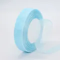 Nastro d'organza celeste semitrasparente per confezioni regalo e decorazioni fai-da-te - Azzurro