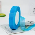 Rotolo di nastro in chiffon blu da 2 cm per confezioni regalo e fai da te - Blu-Verde