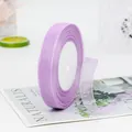 Roll of 1.5cm light purple organza ribbon with a sheer texture for gift wrapping - Violet