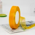 Rotolo di nastro di chiffon organza giallo 2cm per confezioni regalo e decorazioni fai-da-te - Giallo Oro