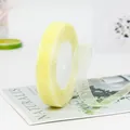Light yellow sheer organza ribbon roll 1.5cm wide for gift wrapping and hair DIY - Light Yellow